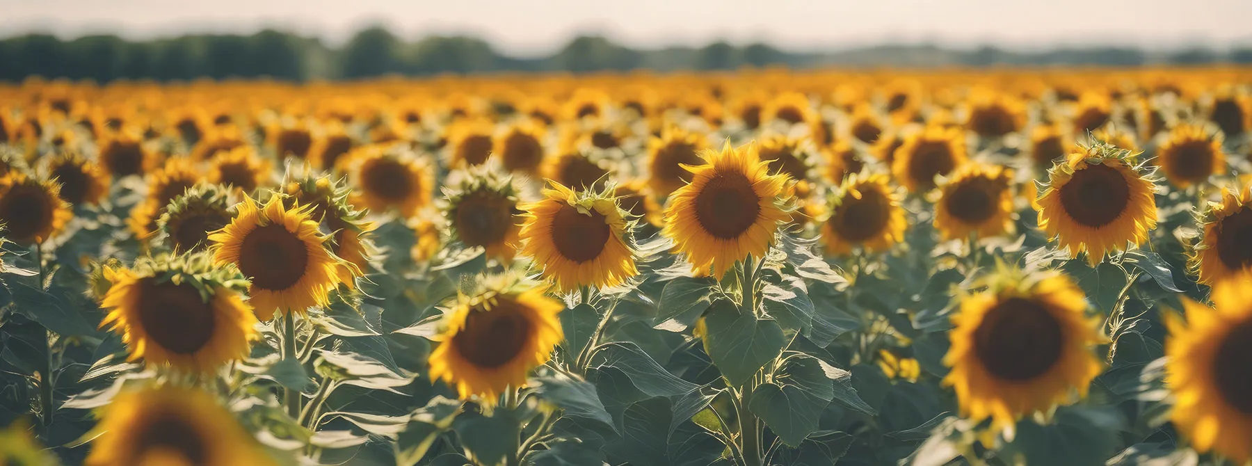 Field of sunflowers